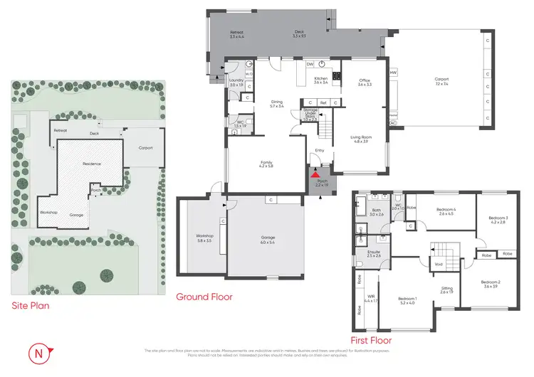 Floorplan of Homely house listing, 83 Yarra Road, Croydon Hills VIC 3136