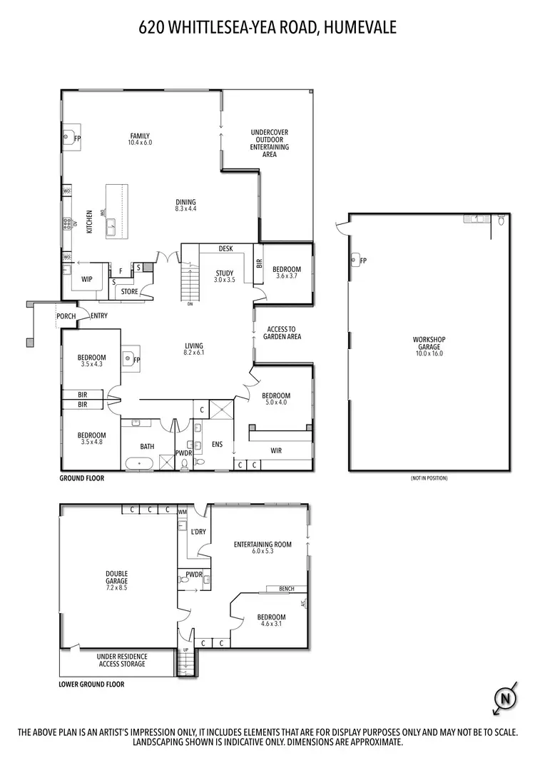 Floorplan of Homely house listing, 620 Whittlesea-Yea Road, Humevale VIC 3757
