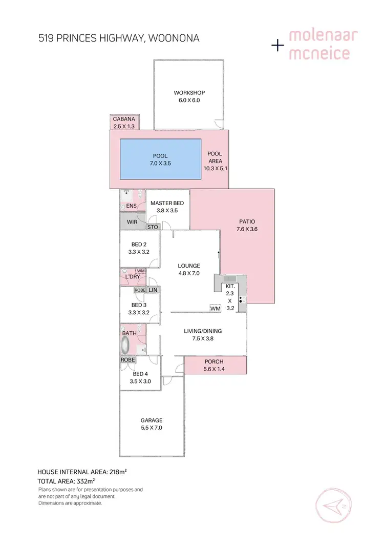 Floorplan of Homely house listing, 519 Princes Highway, Woonona NSW 2517