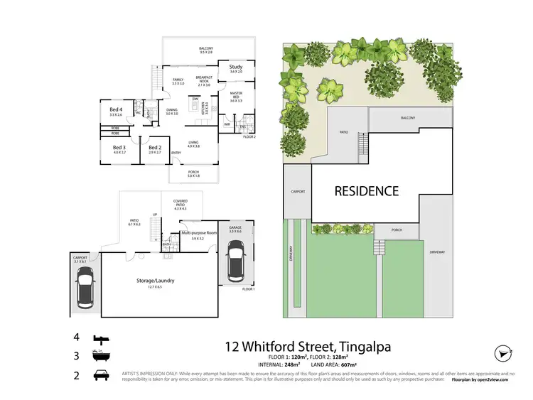 Floorplan of Homely house listing, 12 Whitford Street, Tingalpa QLD 4173