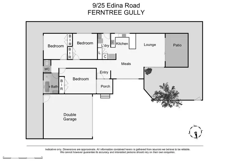 Floorplan of Homely unit listing, 9/25 Edina Road, Ferntree Gully VIC 3156