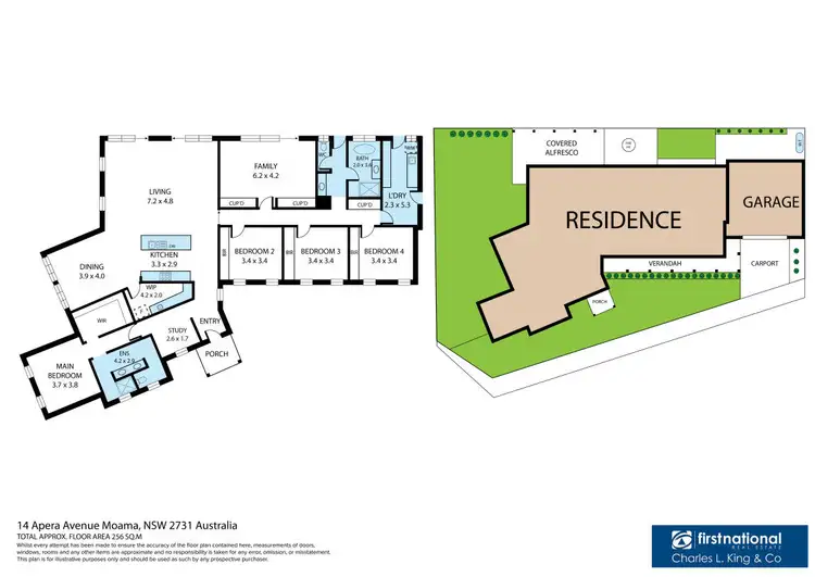 Floorplan of Homely house listing, 14 Apera Avenue, Moama NSW 2731