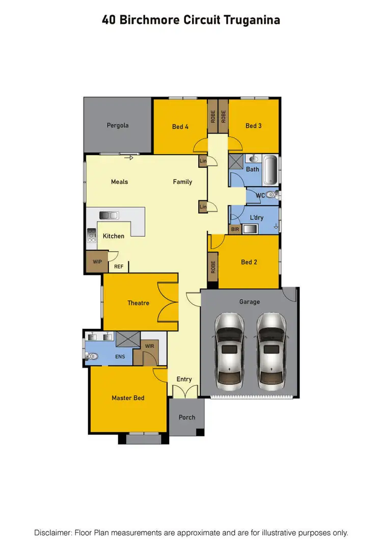 Floorplan of Homely house listing, 40 Birchmore Circuit, Truganina VIC 3029