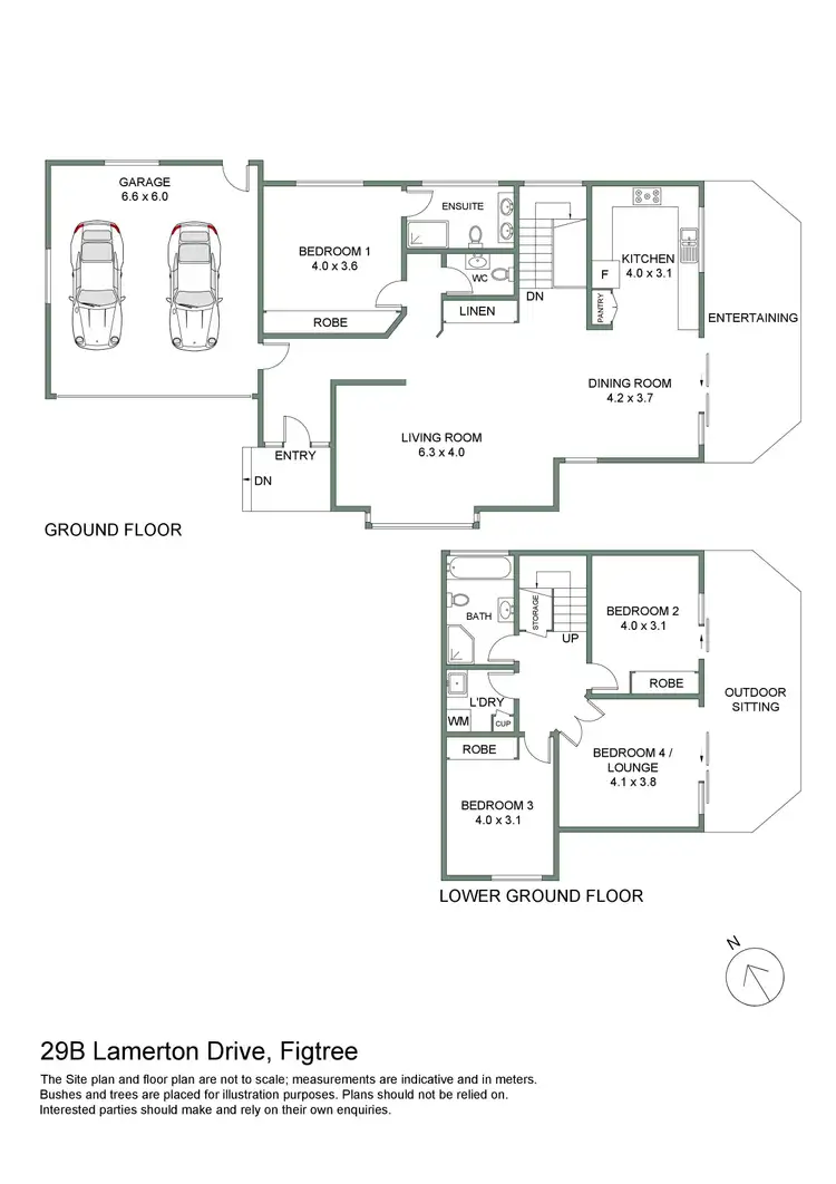 Floorplan of Homely house listing, 29B Lamerton Drive, Figtree NSW 2525
