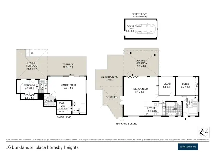Floorplan of Homely house listing, 16 Bundanoon Place, Hornsby Heights NSW 2077