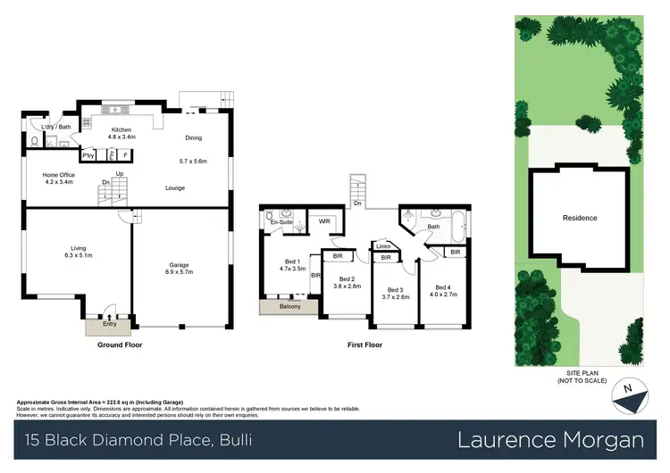 Floorplan of Homely house listing, 15 Black Diamond Place, Bulli NSW 2516