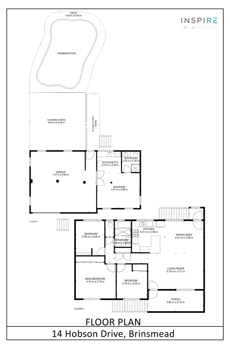 Floorplan of Homely house listing, 14 Hobson Drive, Brinsmead QLD 4870
