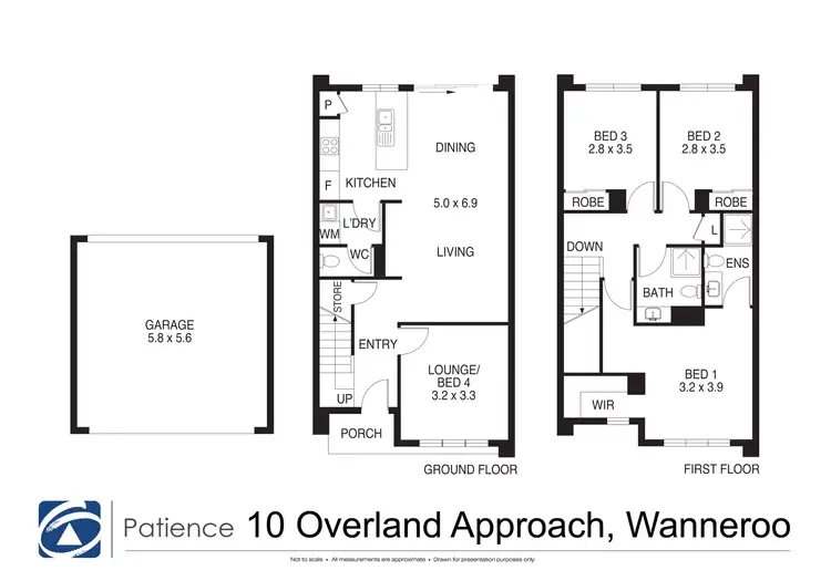 Floorplan of Homely house listing, 10 Overland Approach, Wanneroo WA 6065