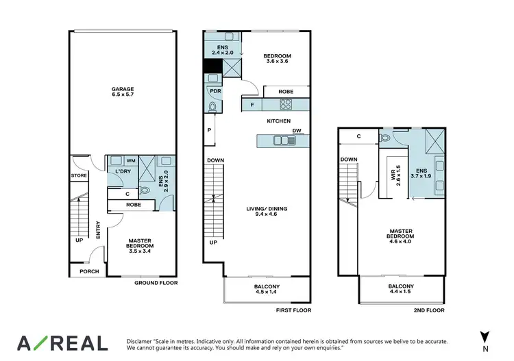 Floorplan of Homely townhouse listing, 13 Image Walk, Coburg North VIC 3058