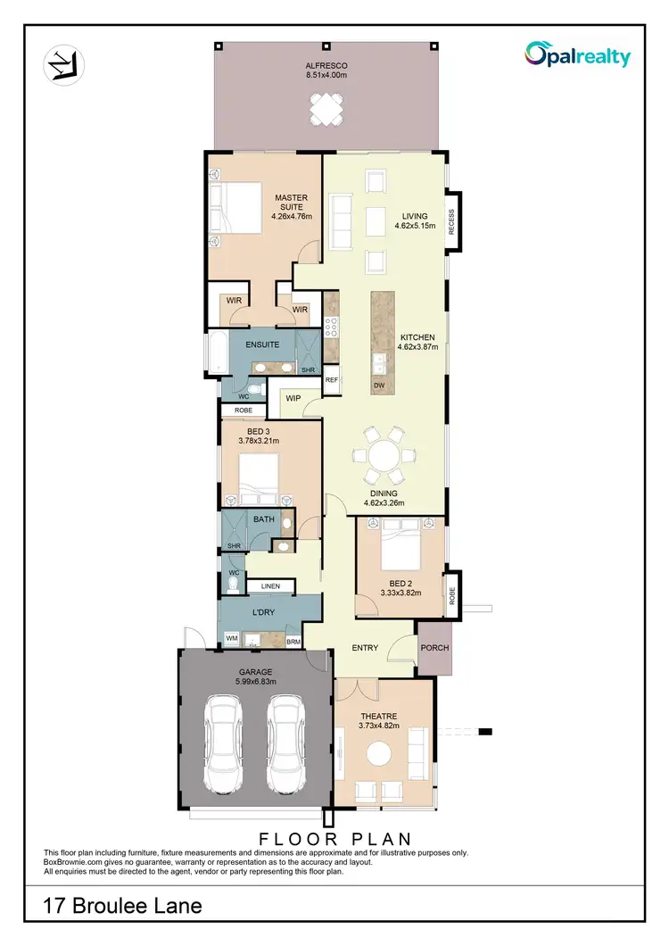 Floorplan of Homely house listing, 17 Broulee Lane, Secret Harbour WA 6173