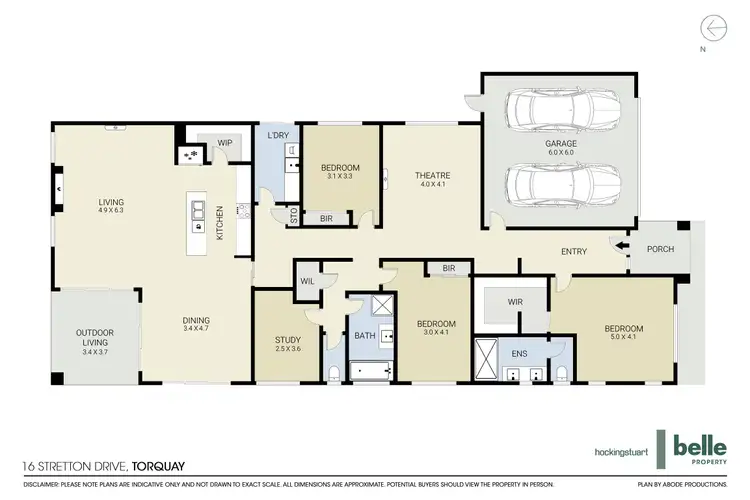 Floorplan of Homely house listing, 16 Stretton Drive, Torquay VIC 3228