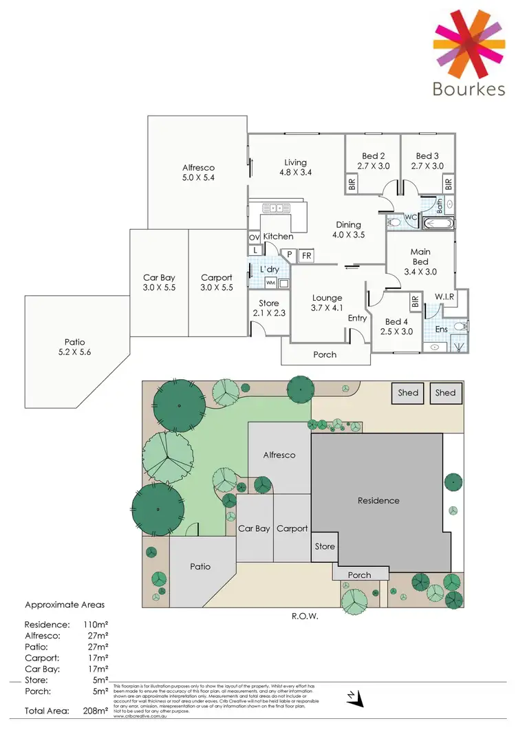 Floorplan of Homely house listing, 2/52 Cohn Street, Carlisle WA 6101