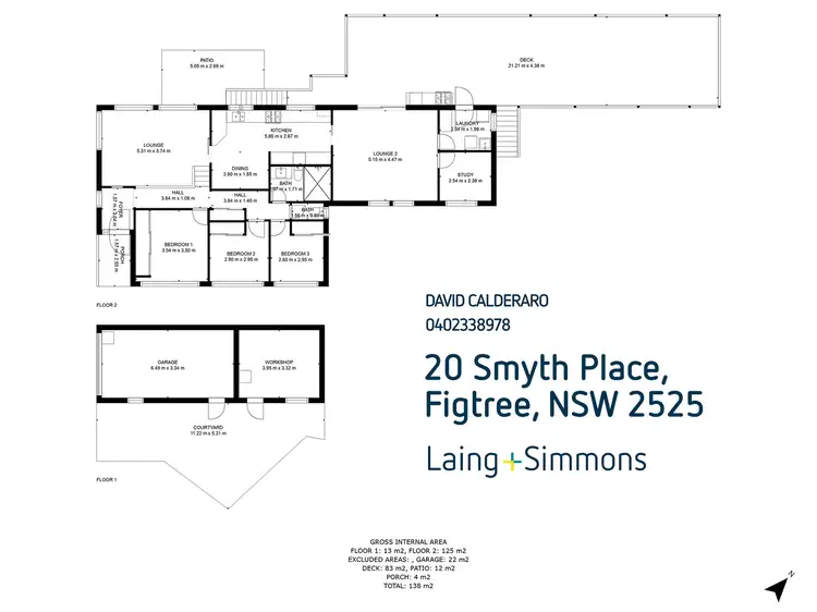 Floorplan of Homely house listing, 20 Smyth Place, Figtree NSW 2525