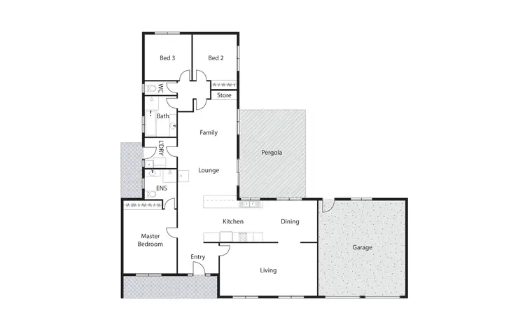 Floorplan of Homely house listing, 34 Kirkcaldie Circuit, Chisholm ACT 2905