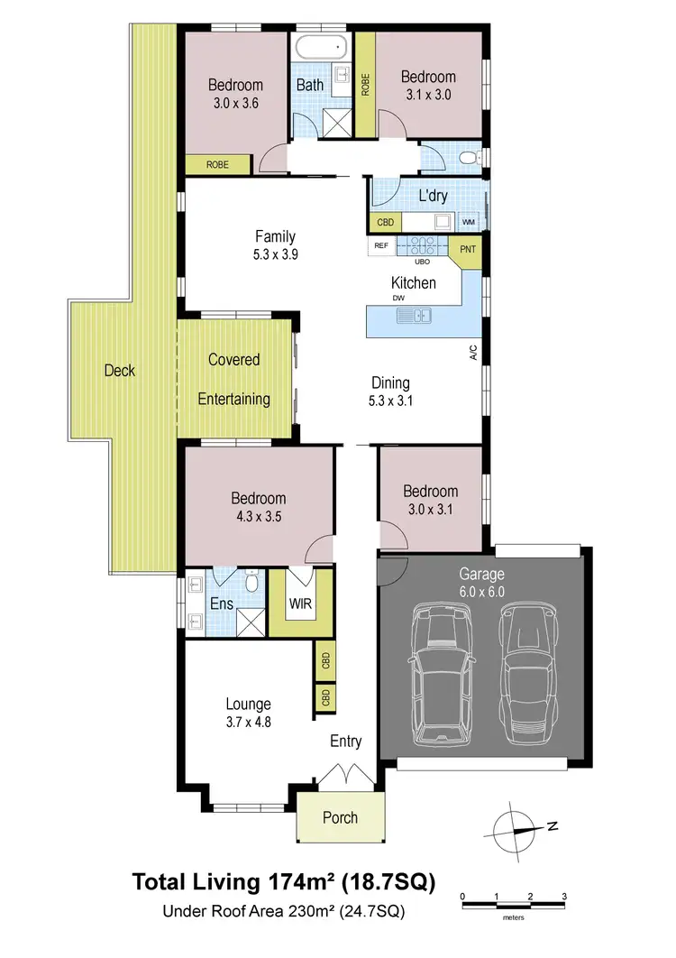 Floorplan of Homely house listing, 20 Monica Drive, Drouin VIC 3818