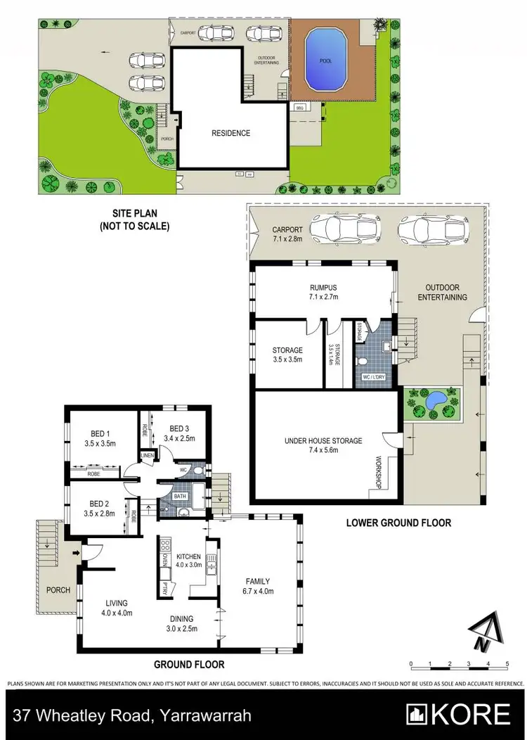 Floorplan of Homely house listing, 37 Wheatley Road, Yarrawarrah NSW 2233