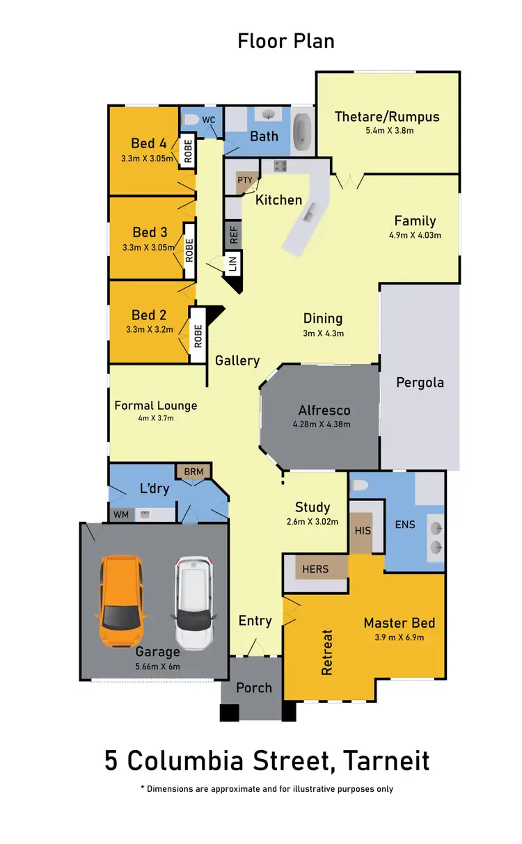 Floorplan of Homely house listing, 5 Columbia Street, Tarneit VIC 3029