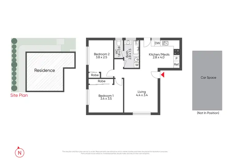 Floorplan of Homely unit listing, 4/334 Nicholson Street, Yarraville VIC 3013