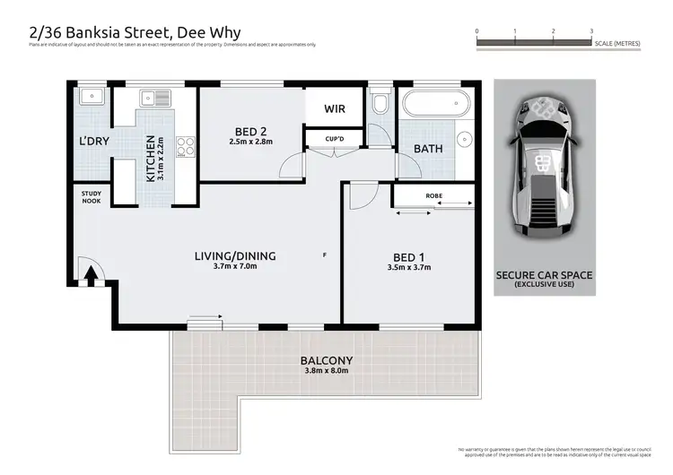 Floorplan of Homely apartment listing, 2/36 Banksia Street, Dee Why NSW 2099