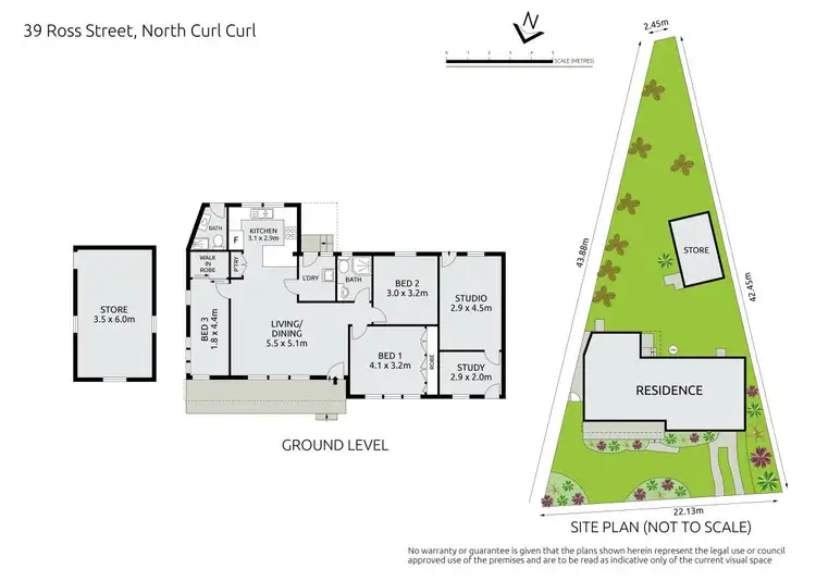 Floorplan of Homely house listing, 39 Ross Street, North Curl Curl NSW 2099