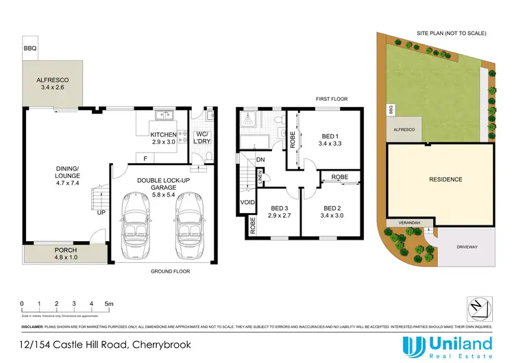 Floorplan of Homely townhouse listing, 12/154 Castle Hill Road, Cherrybrook NSW 2126