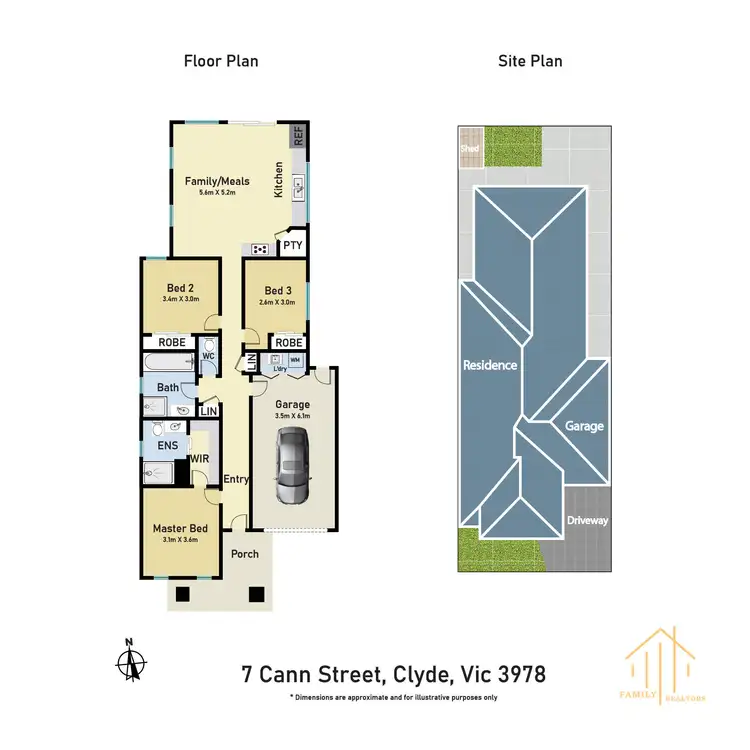 Floorplan of Homely house listing, 7 Cann Street, Clyde VIC 3978