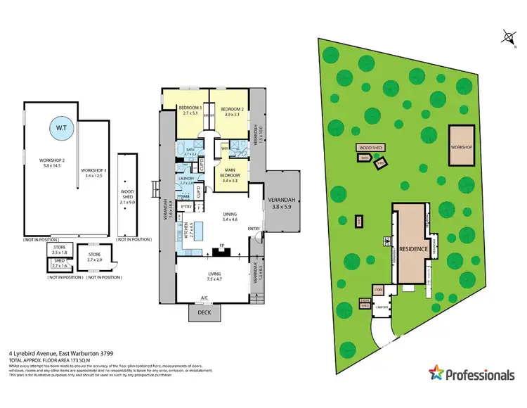 Floorplan of Homely house listing, 4 Lyrebird Avenue, East Warburton VIC 3799