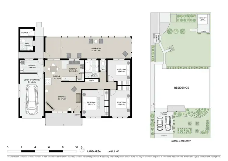 Floorplan of Homely house listing, 11 Norfolk Crescent, Coffs Harbour NSW 2450