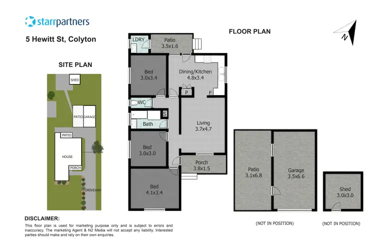 Floorplan of Homely house listing, 5 Hewitt Street, Colyton NSW 2760