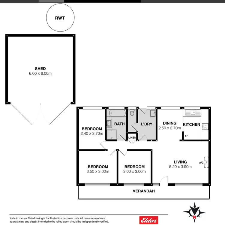 Floorplan of Homely house listing, 85 North Terrace, Port Elliot SA 5212