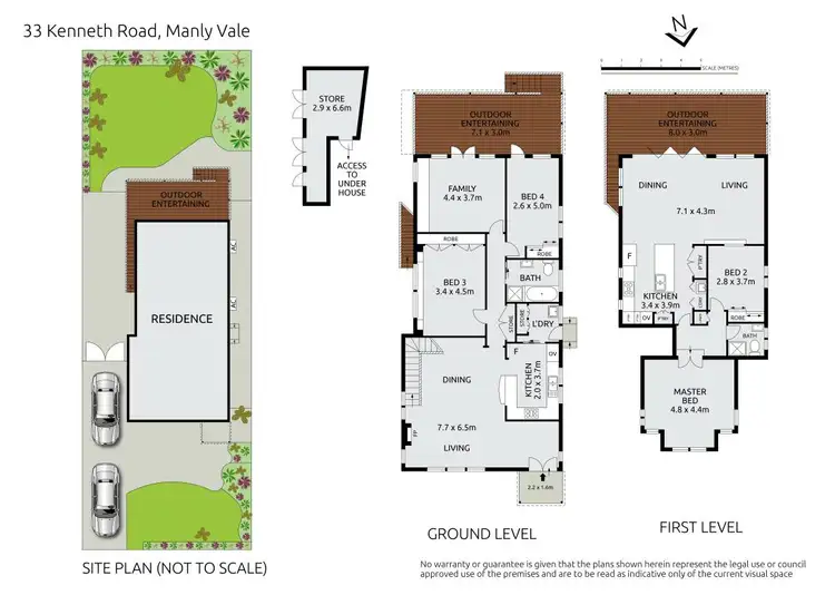 Floorplan of Homely house listing, 33 Kenneth Road, Manly Vale NSW 2093