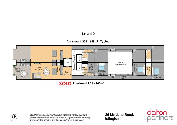 Floorplan of Homely apartment listing, 202/26 Maitland Road, Islington NSW 2296