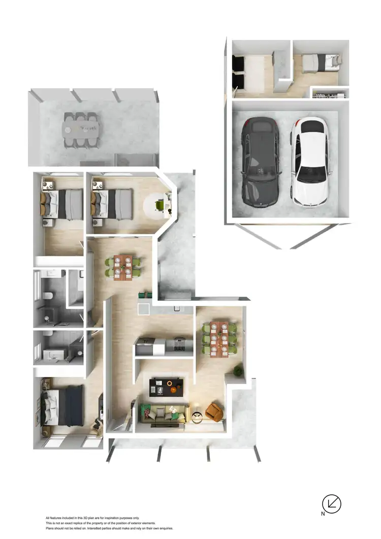 Floorplan of Homely house listing, 5 Chunar Grove, Mccrae VIC 3938