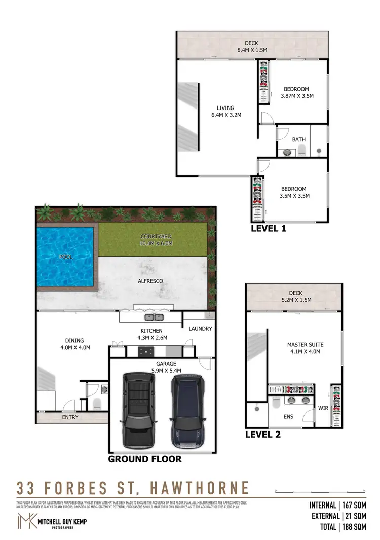 Floorplan of Homely house listing, 33 Forbes Street, Hawthorne QLD 4171