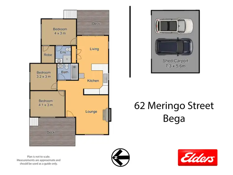 Floorplan of Homely house listing, 62 Meringo Street, Bega NSW 2550