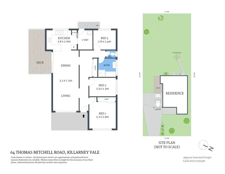 Floorplan of Homely house listing, 64 Thomas Mitchell Road, Killarney Vale NSW 2261