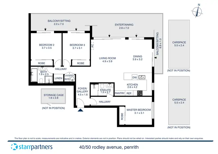 Floorplan of Homely unit listing, 40/50 Rodley Avenue, Penrith NSW 2750