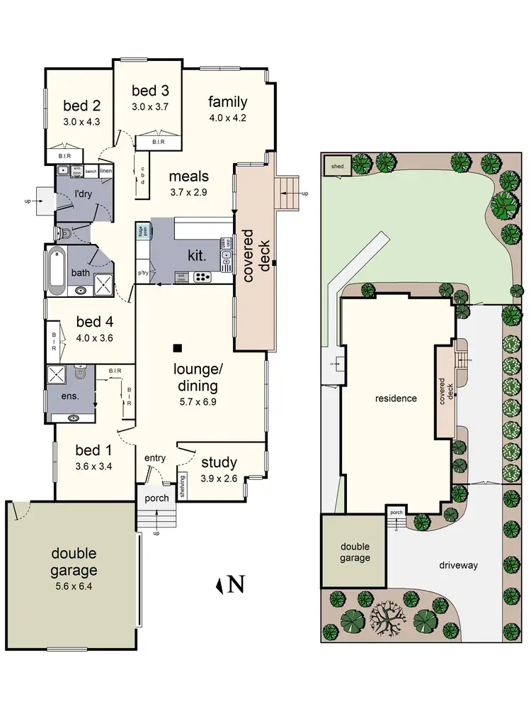Floorplan of Homely house listing, 11 Eucalypt Drive, Lilydale VIC 3140