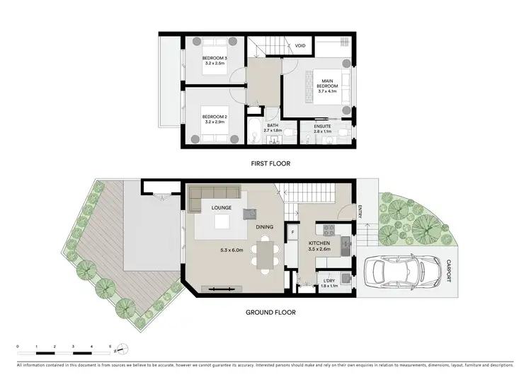 Floorplan of Homely townhouse listing, 3/40 Waters Road, Naremburn NSW 2065