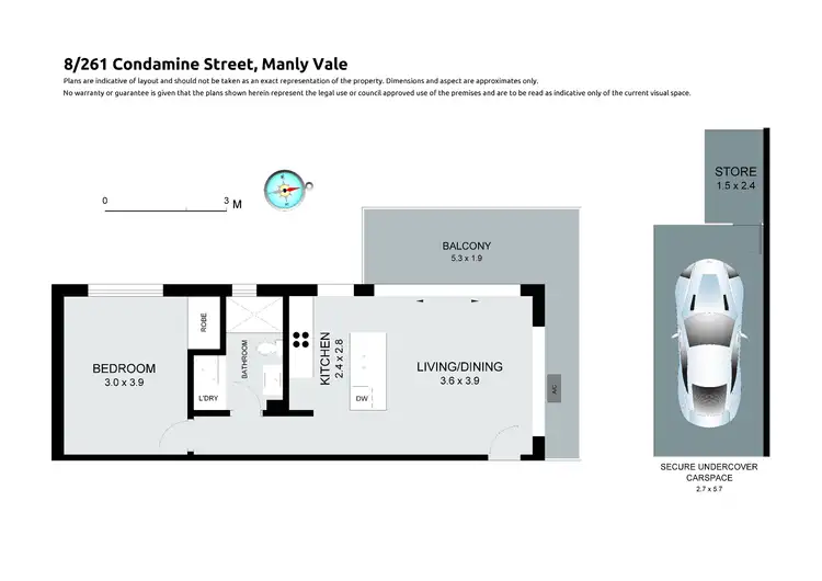 Floorplan of Homely apartment listing, 8/261 Condamine Street, Manly Vale NSW 2093