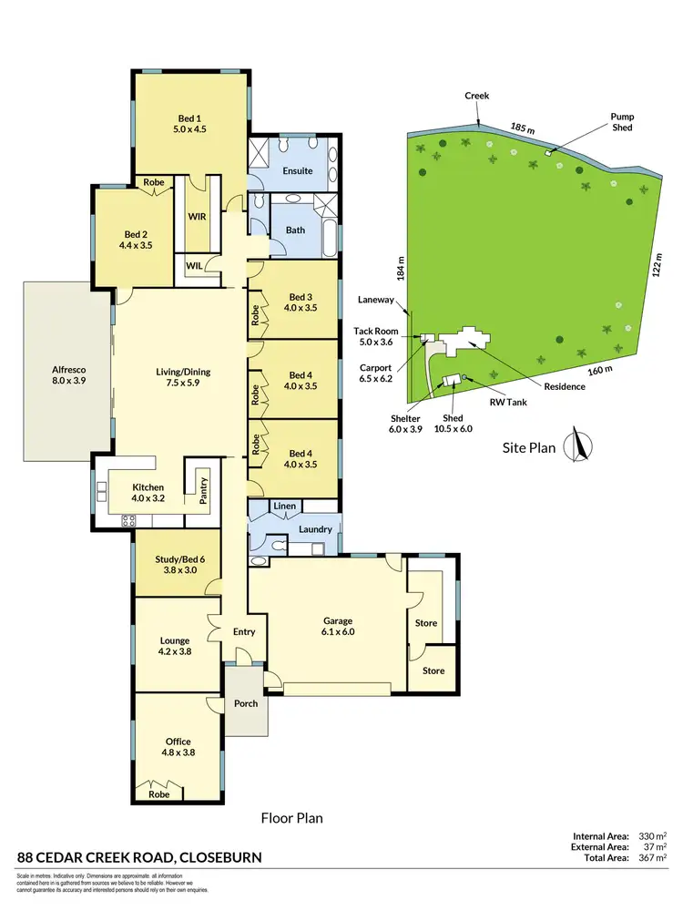 Floorplan of Homely house listing, 88 Cedar Creek Road, Closeburn QLD 4520