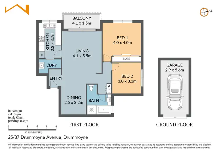 Floorplan of Homely apartment listing, 25/37 Drummoyne Avenue, Drummoyne NSW 2047
