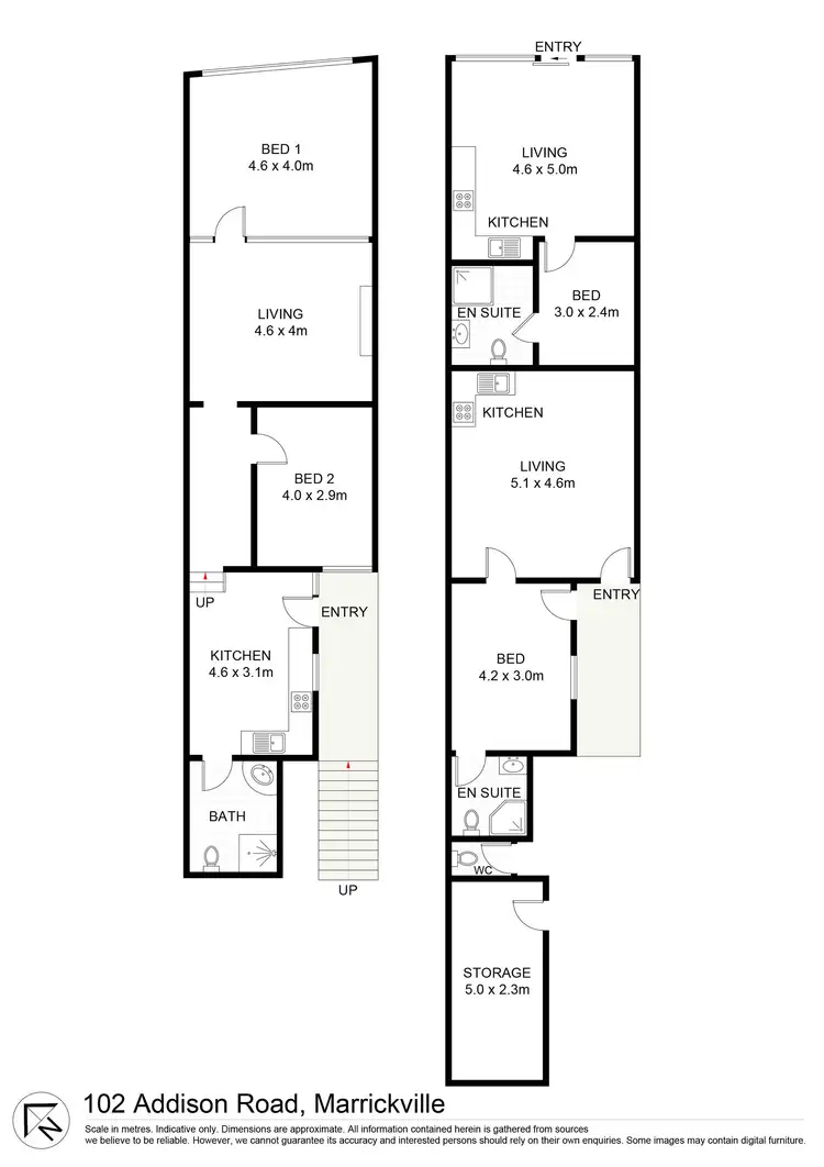 Floorplan of Homely land listing, 102 Addison Road, Marrickville NSW 2204