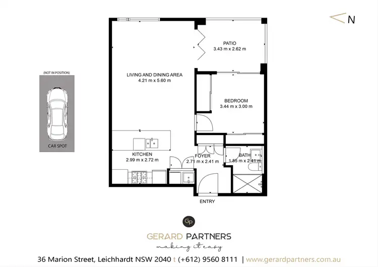 Floorplan of Homely apartment listing, A630/3 McKinnon Avenue, Five Dock NSW 2046