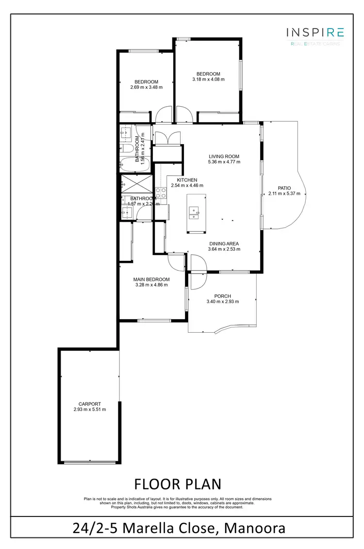 Floorplan of Homely unit listing, 24/2-5 Marella Close, Manoora QLD 4870