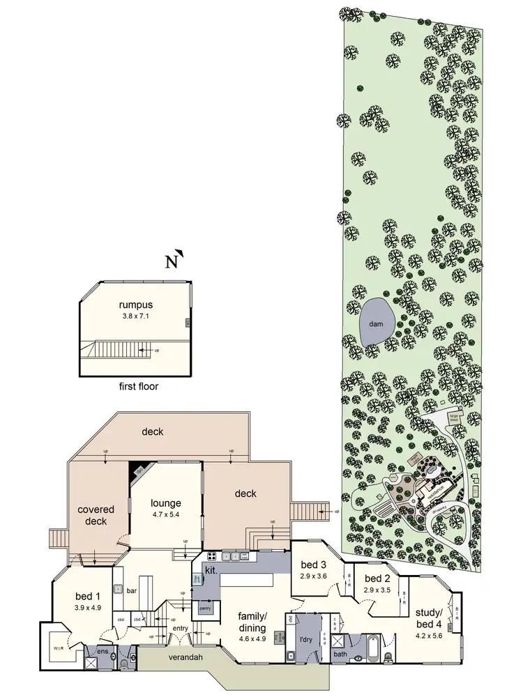 Floorplan of Homely house listing, 32 Boundary Road, Wandin North VIC 3139