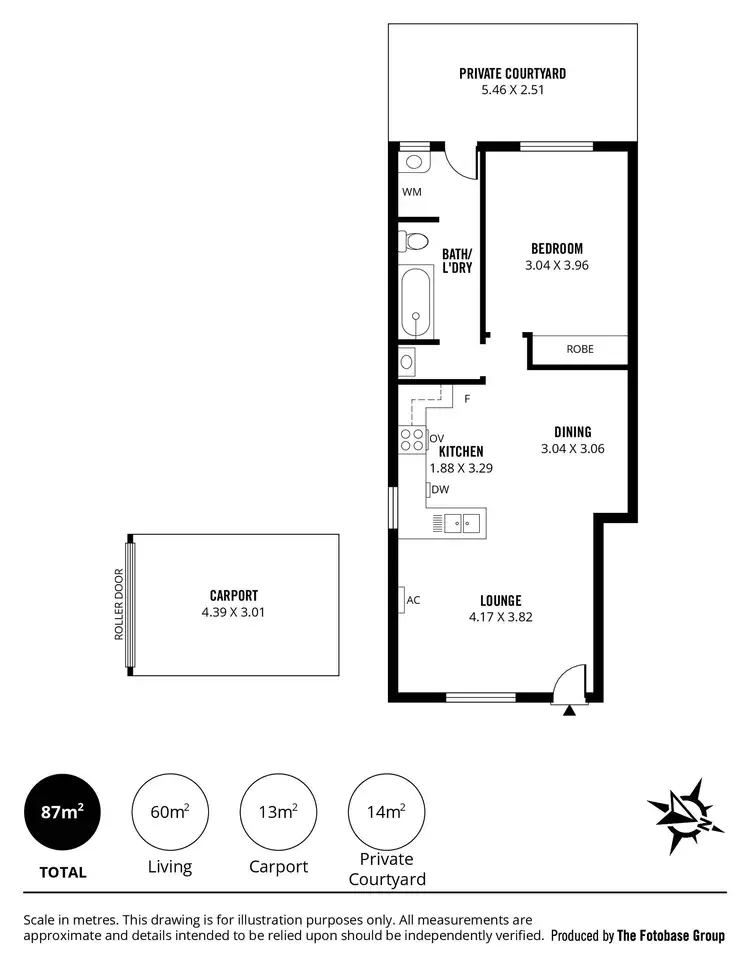 Floorplan of Homely apartment listing, 18/11 Winifred Street, Adelaide SA 5000
