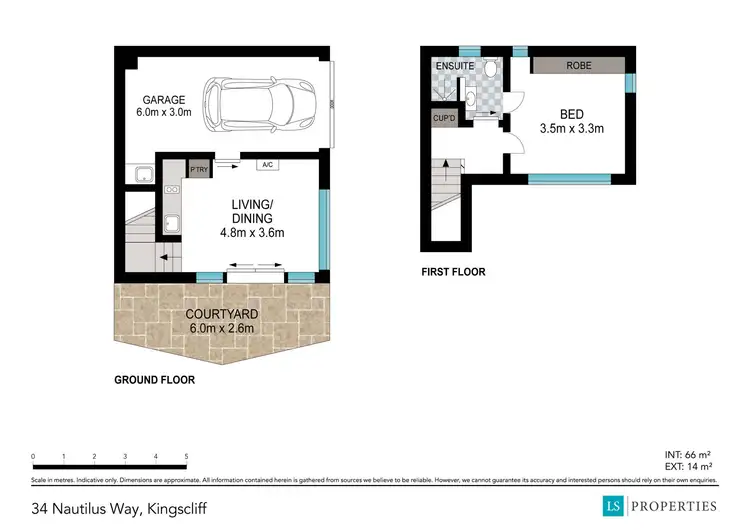 Floorplan of Homely townhouse listing, 34 Nautilus Way, Kingscliff NSW 2487