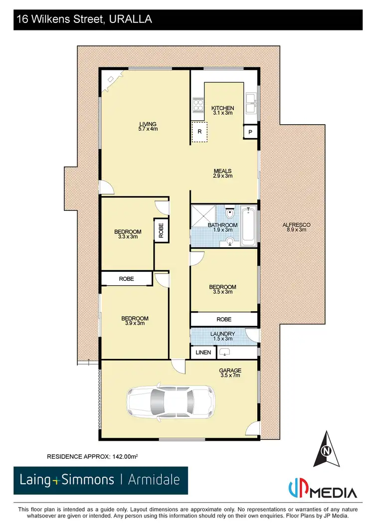 Floorplan of Homely house listing, 16 Wilkens Street, Uralla NSW 2358