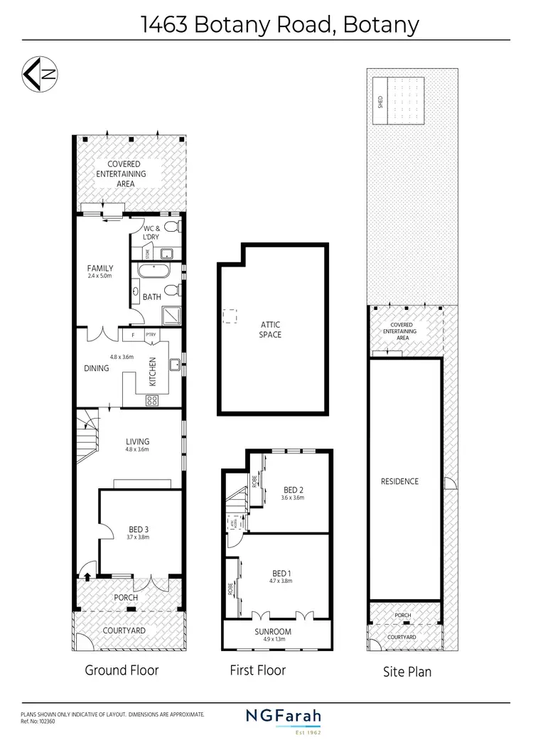 Floorplan of Homely house listing, 1463 Botany Road, Botany NSW 2019